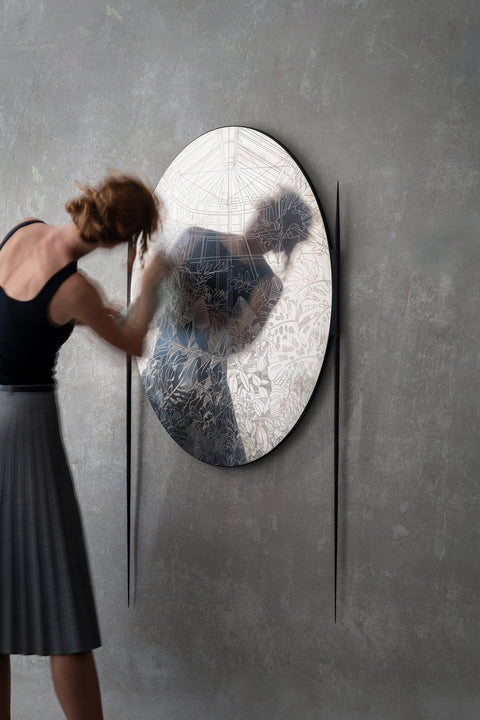 BOTANICAL GARDEN MIRROR WALL OBJECT